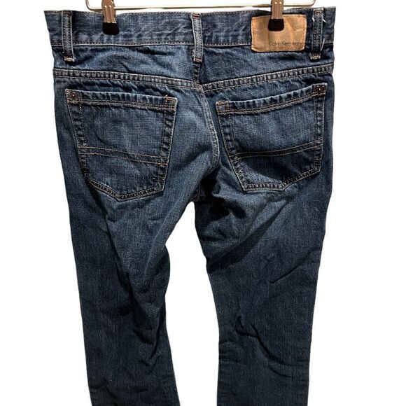 Calvin Klein dark wash bootcut men’s jeans size 30 - Picture 3 of 6